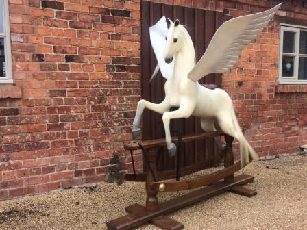 Pegasus winged rocking horse
