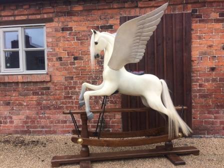 Pegasus winged rocking horse