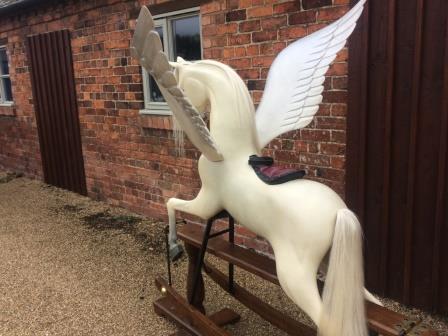 Pegasus winged rocking horse