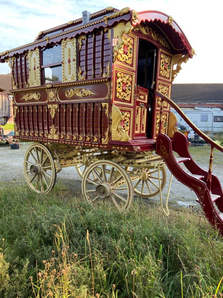 Stunning  restored ledge wagon by Watts of Bridgewater circa 1900
