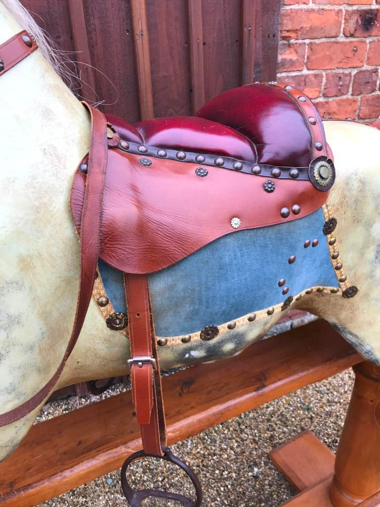 Original antique Lines rocking horse