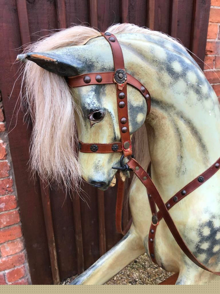 Original antique Lines rocking horse