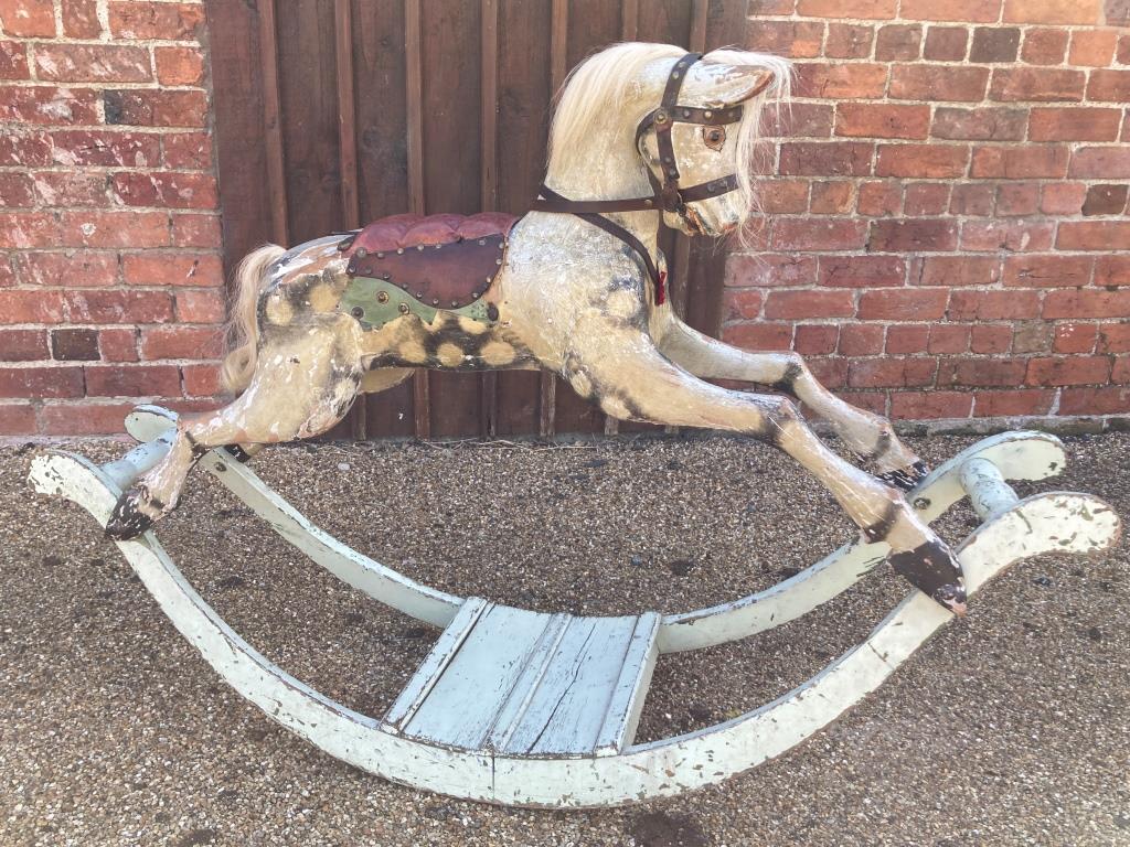 Antique Paterson Edwards bow rocking horse