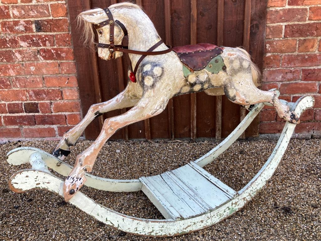 Antique Paterson Edwards bow rocking horse