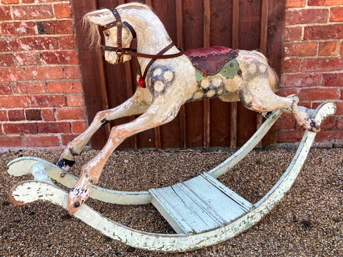 Antique Paterson Edwards bow rocking horse