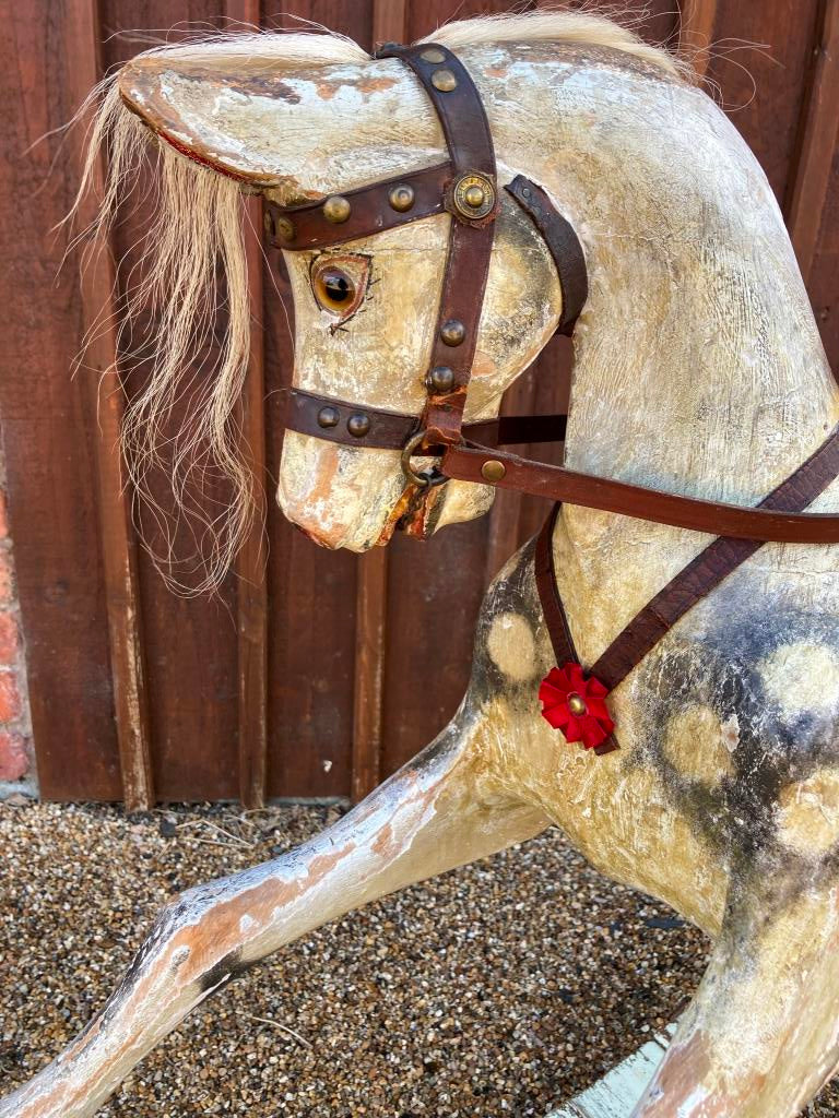 Antique Paterson Edwards bow rocking horse