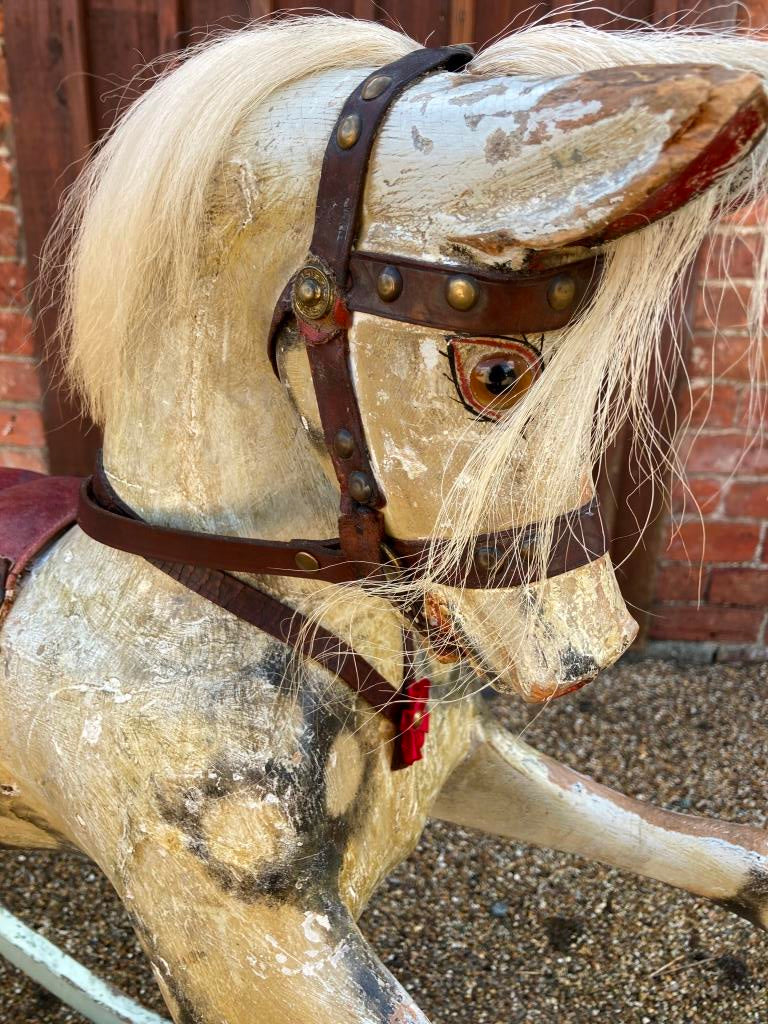 Antique Paterson Edwards bow rocking horse