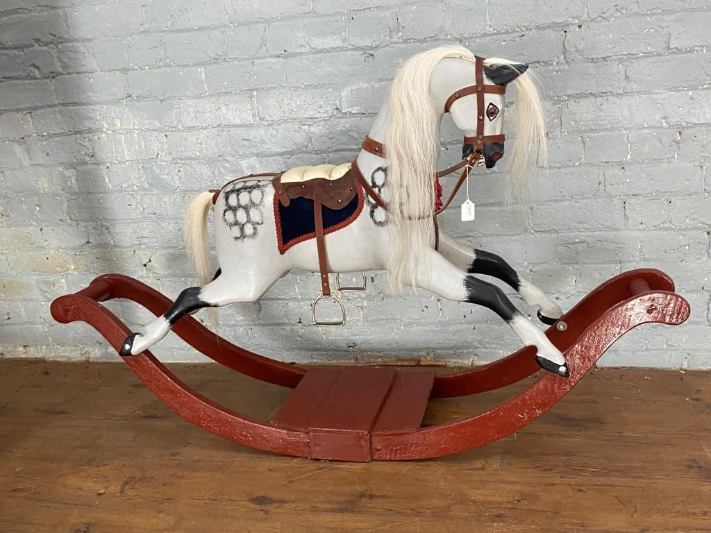 Restored bow rocking horse by Lines