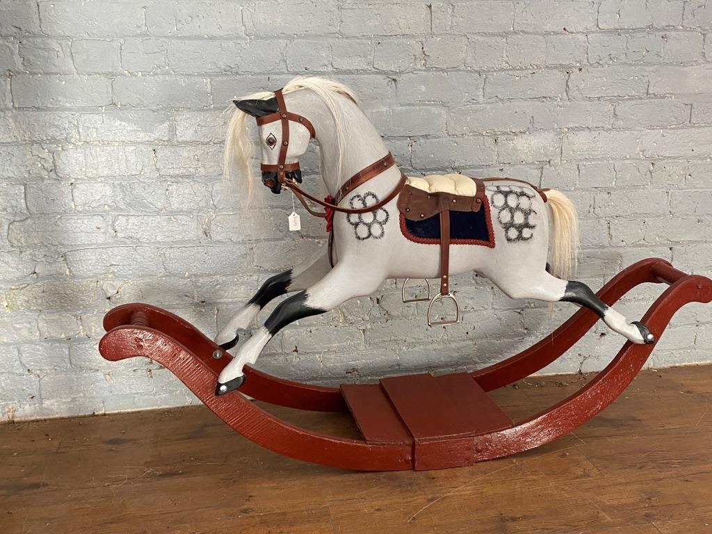 Restored bow rocking horse by Lines
