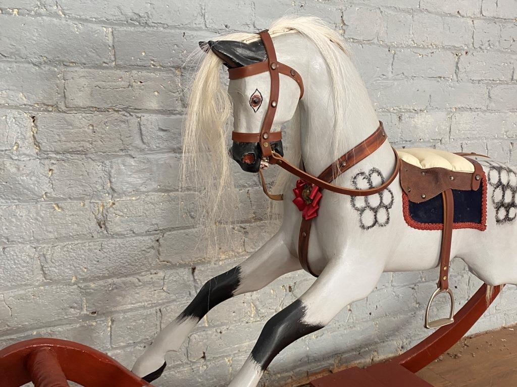 Restored bow rocking horse by Lines