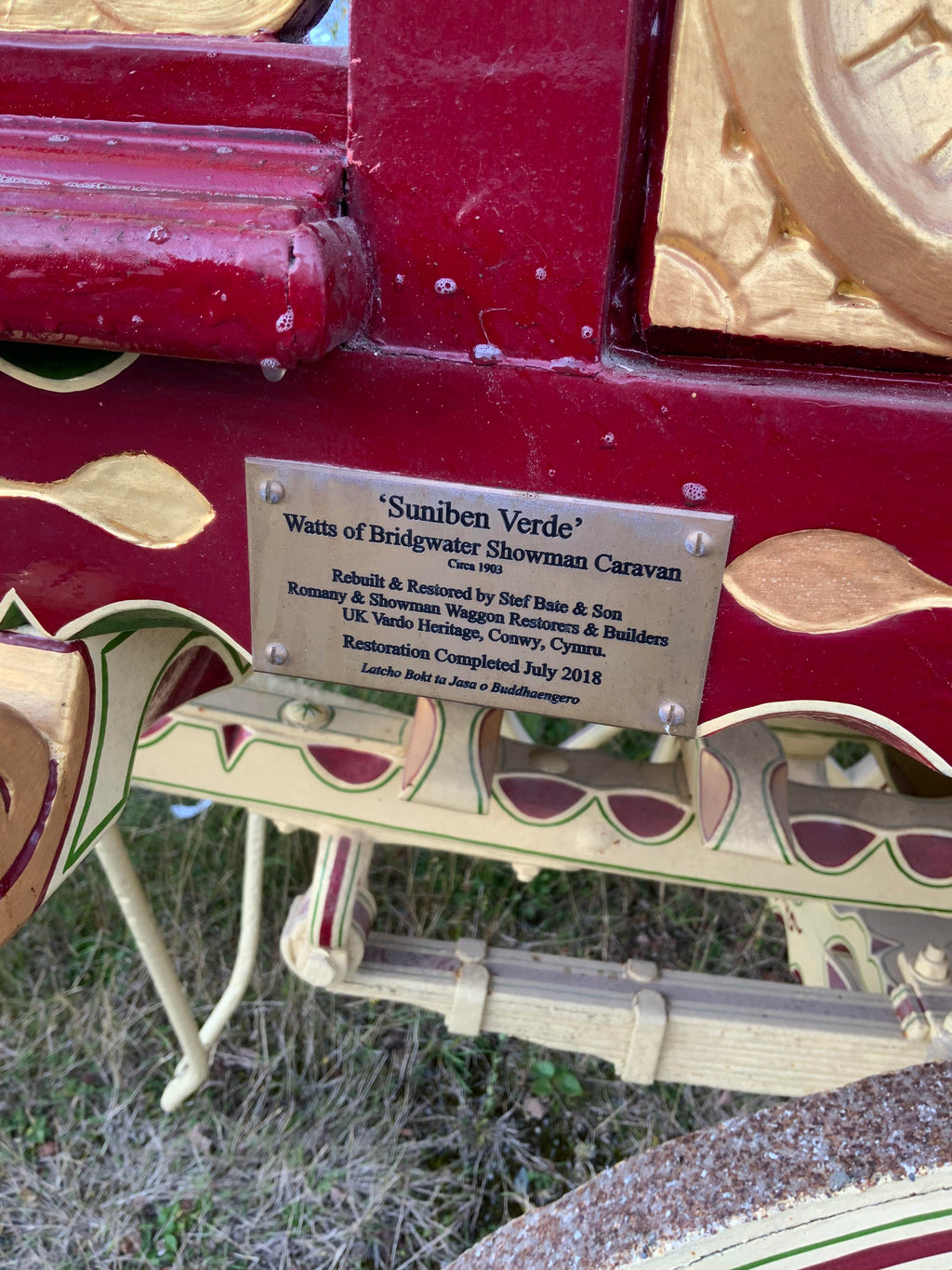 Stunning  restored ledge wagon by Watts of Bridgewater circa 1900