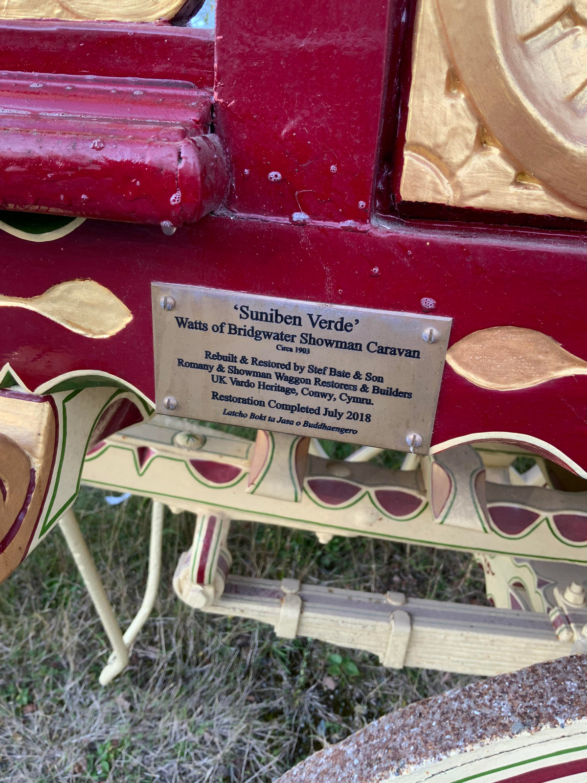 Stunning  restored ledge wagon by Watts of Bridgewater circa 1900