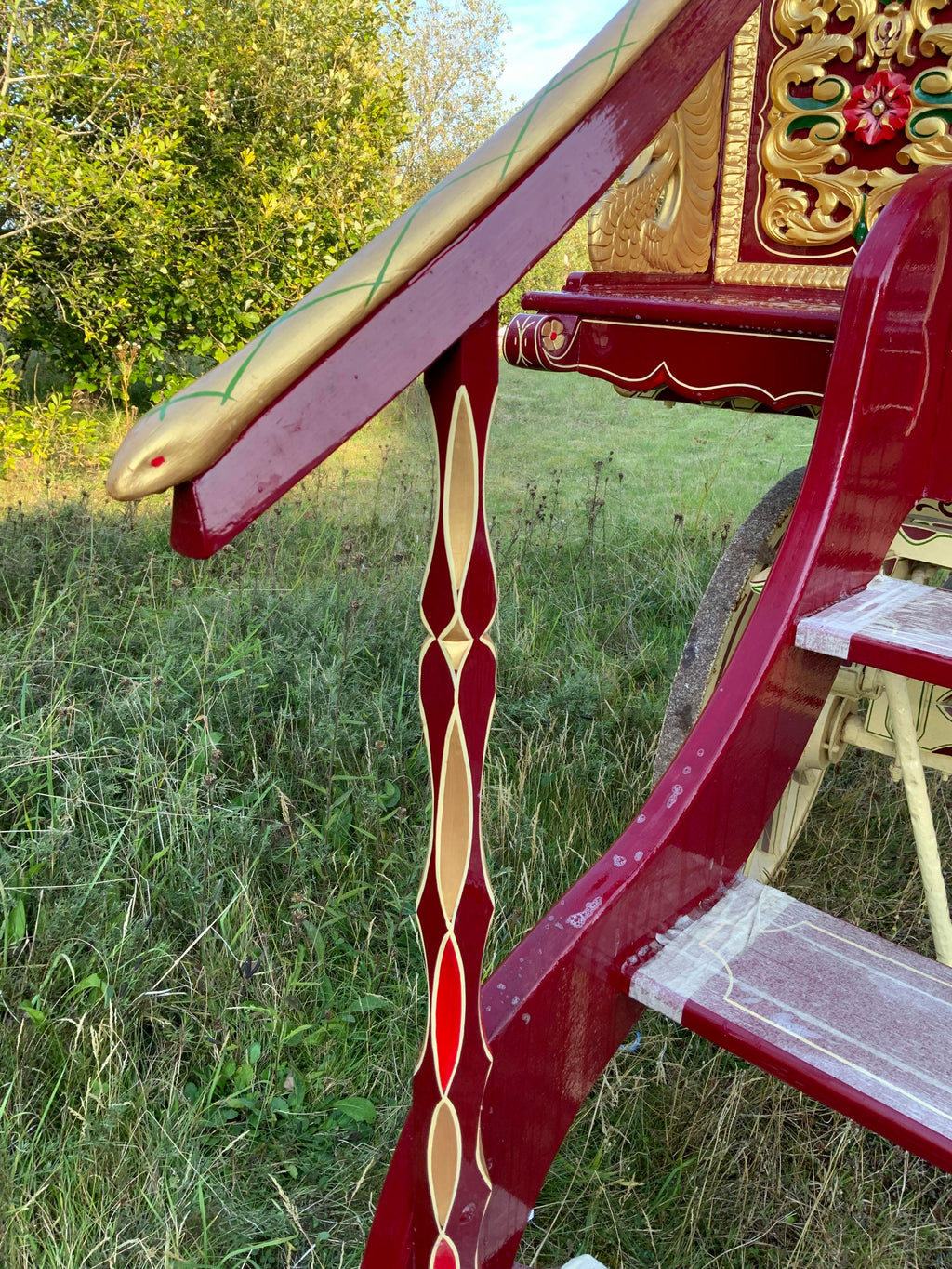 Stunning  restored ledge wagon by Watts of Bridgewater circa 1900
