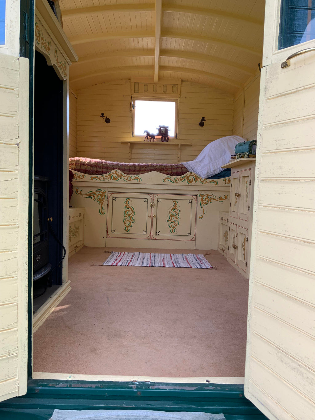 Restored historic Hutchins ledge wagon circa 1920