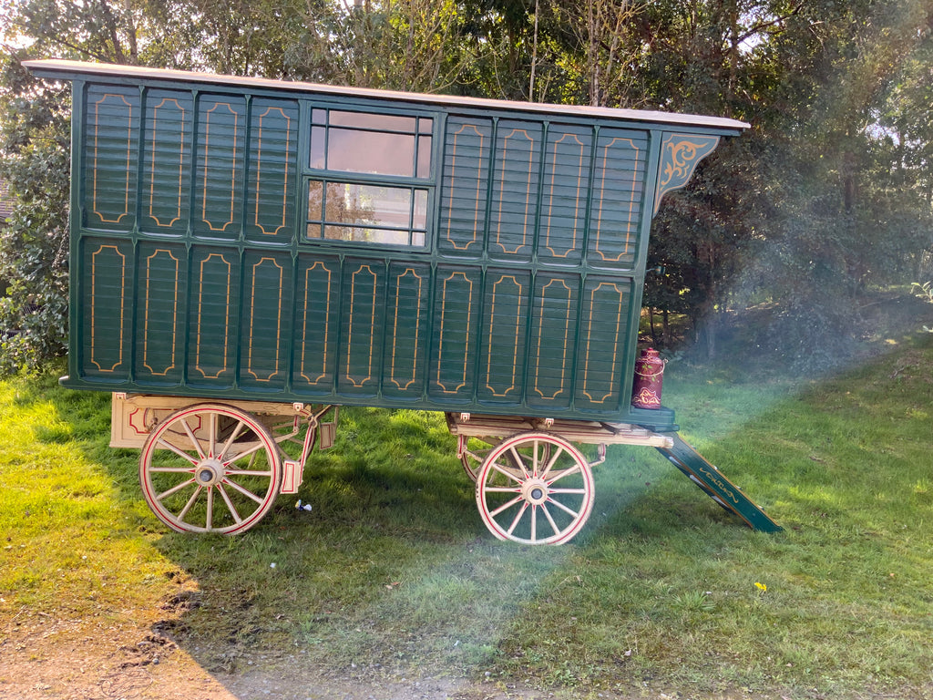 Restored historic Hutchins ledge wagon circa 1920