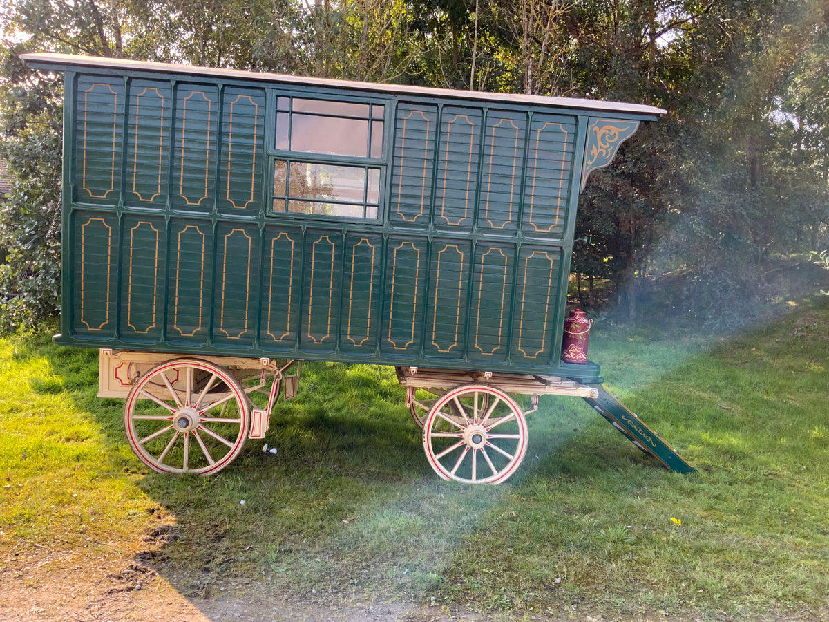 Restored historic Hutchins ledge wagon circa 1920