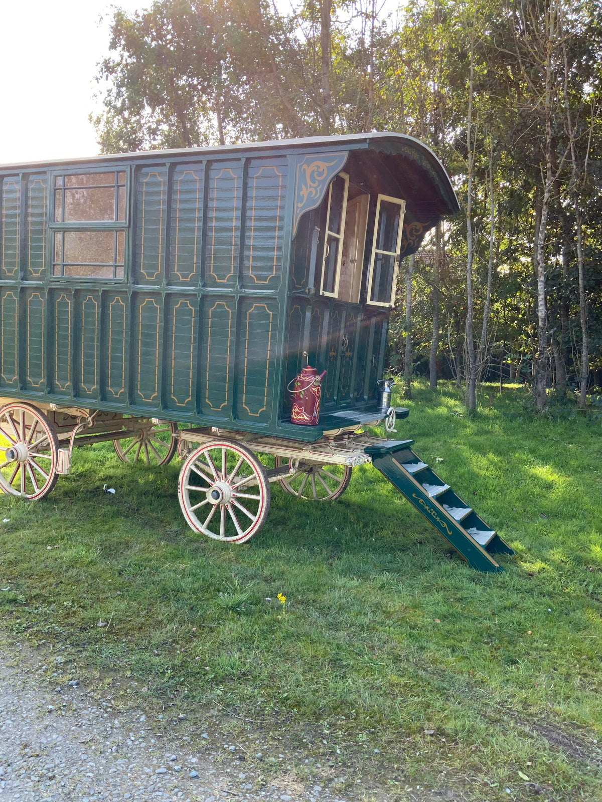 Restored historic Hutchins ledge wagon circa 1920