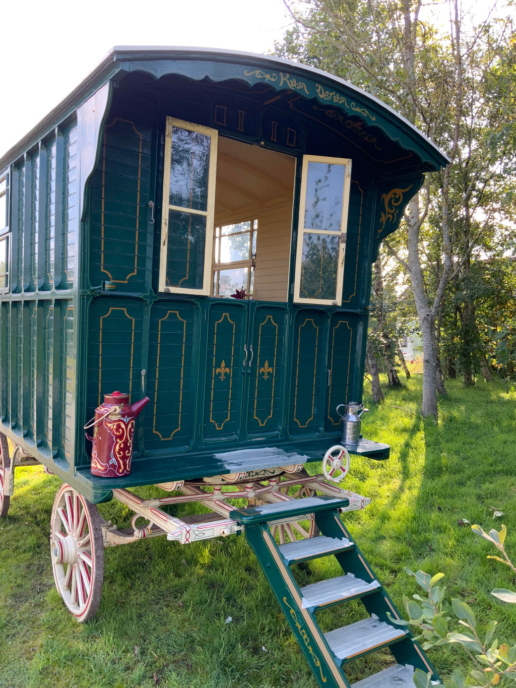 Restored historic Hutchins ledge wagon circa 1920