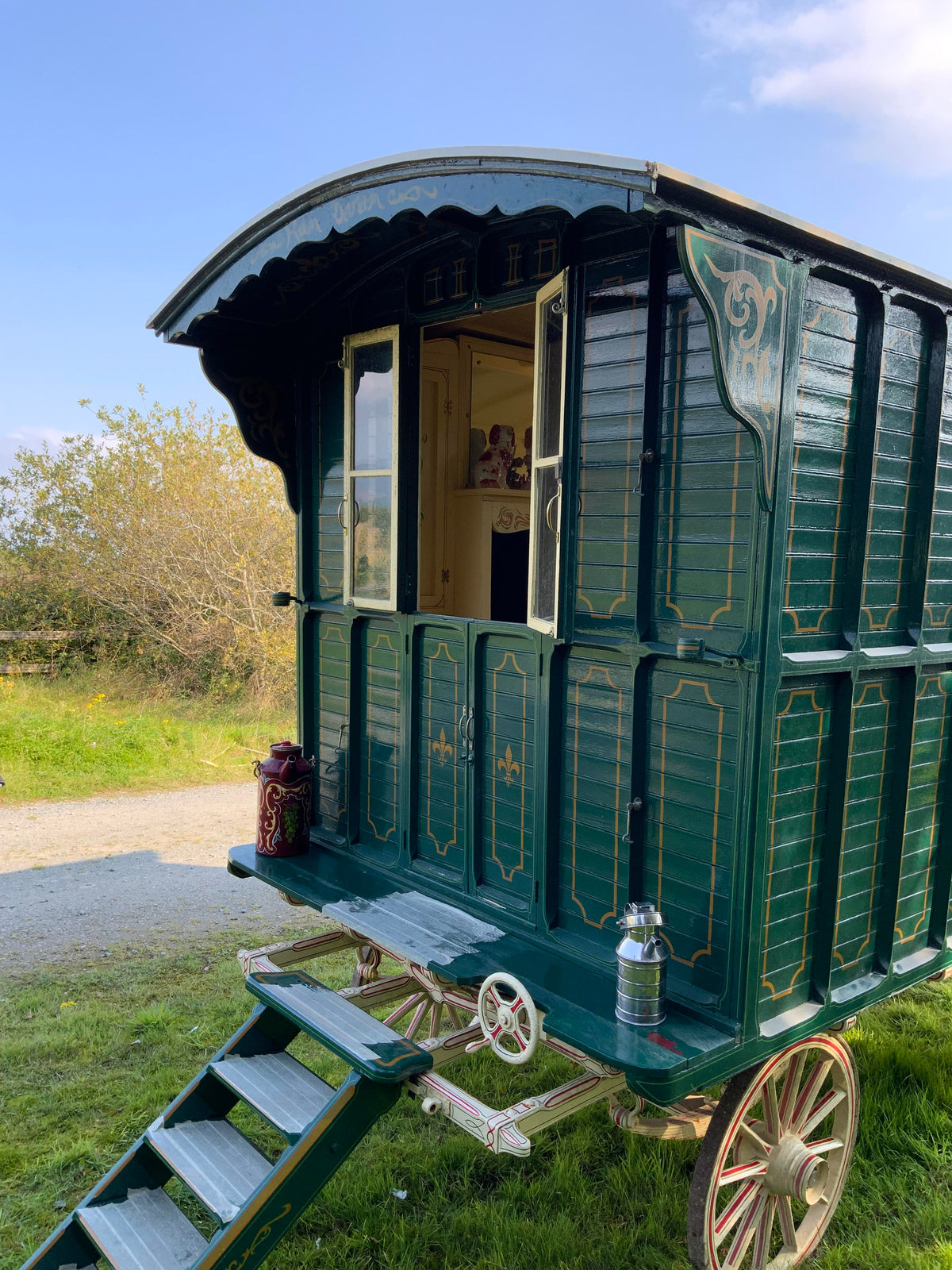 Restored historic Hutchins ledge wagon circa 1920