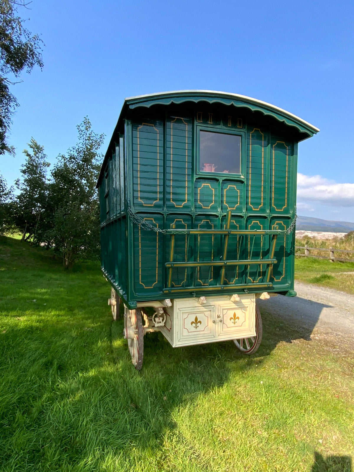 Restored historic Hutchins ledge wagon circa 1920