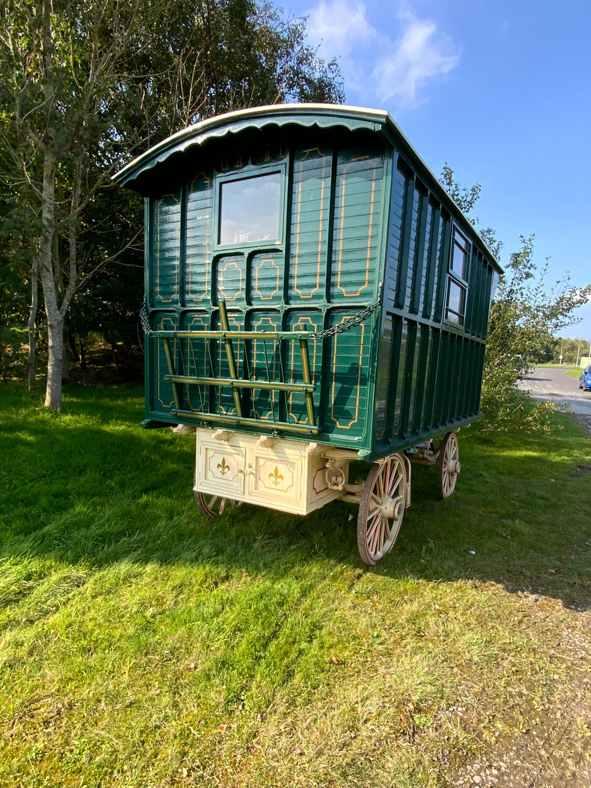 Restored historic Hutchins ledge wagon circa 1920