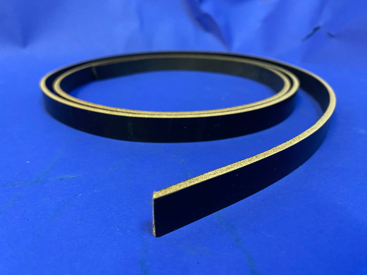 Half inch leather strapping